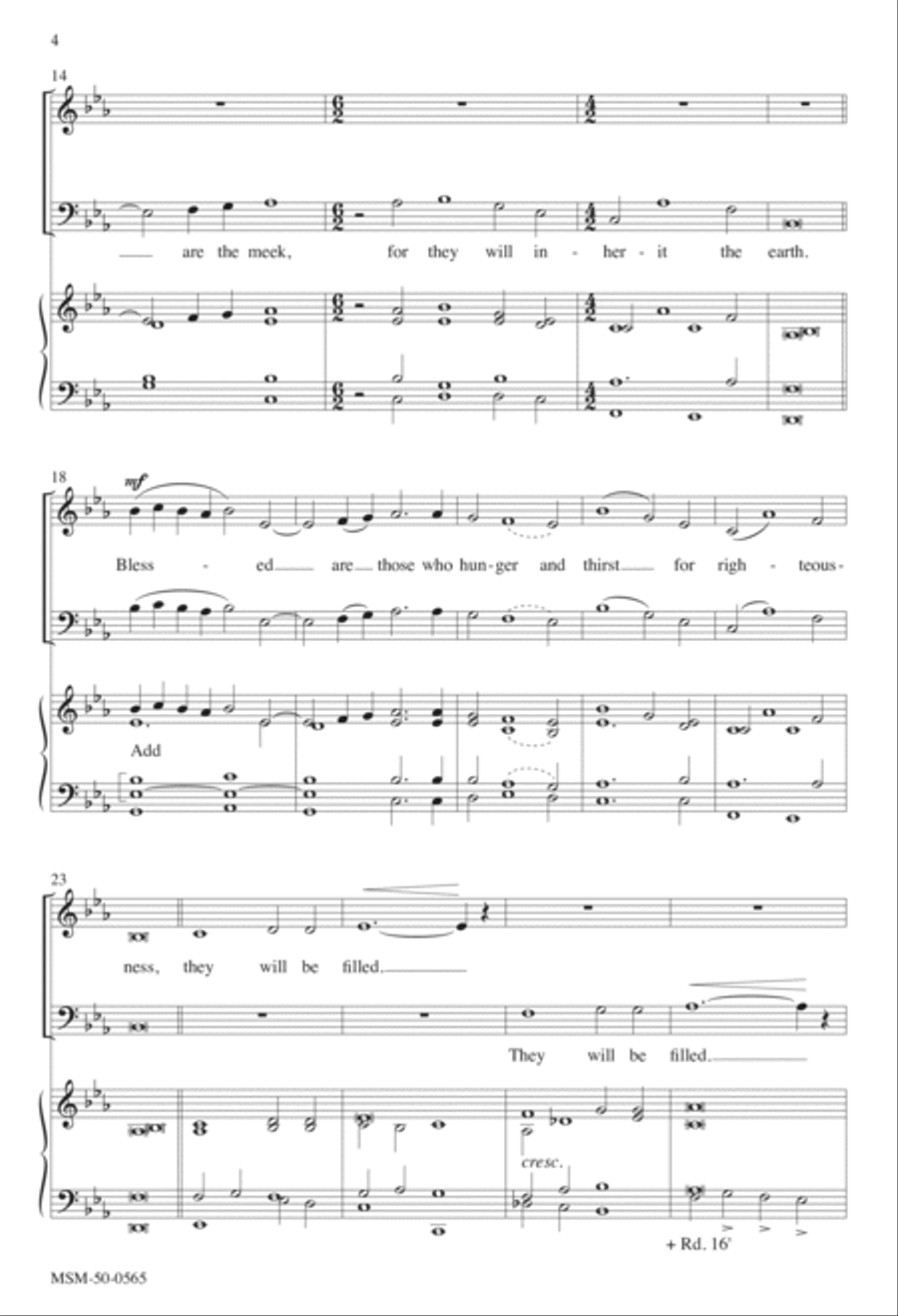 Blessed 4-Part scores gallery preview page 2