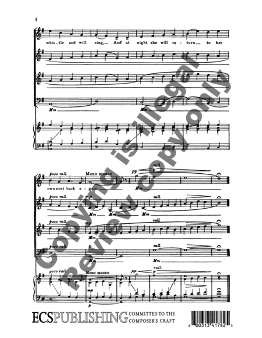 The Lark in the Morn 4-Part scores gallery preview page 6