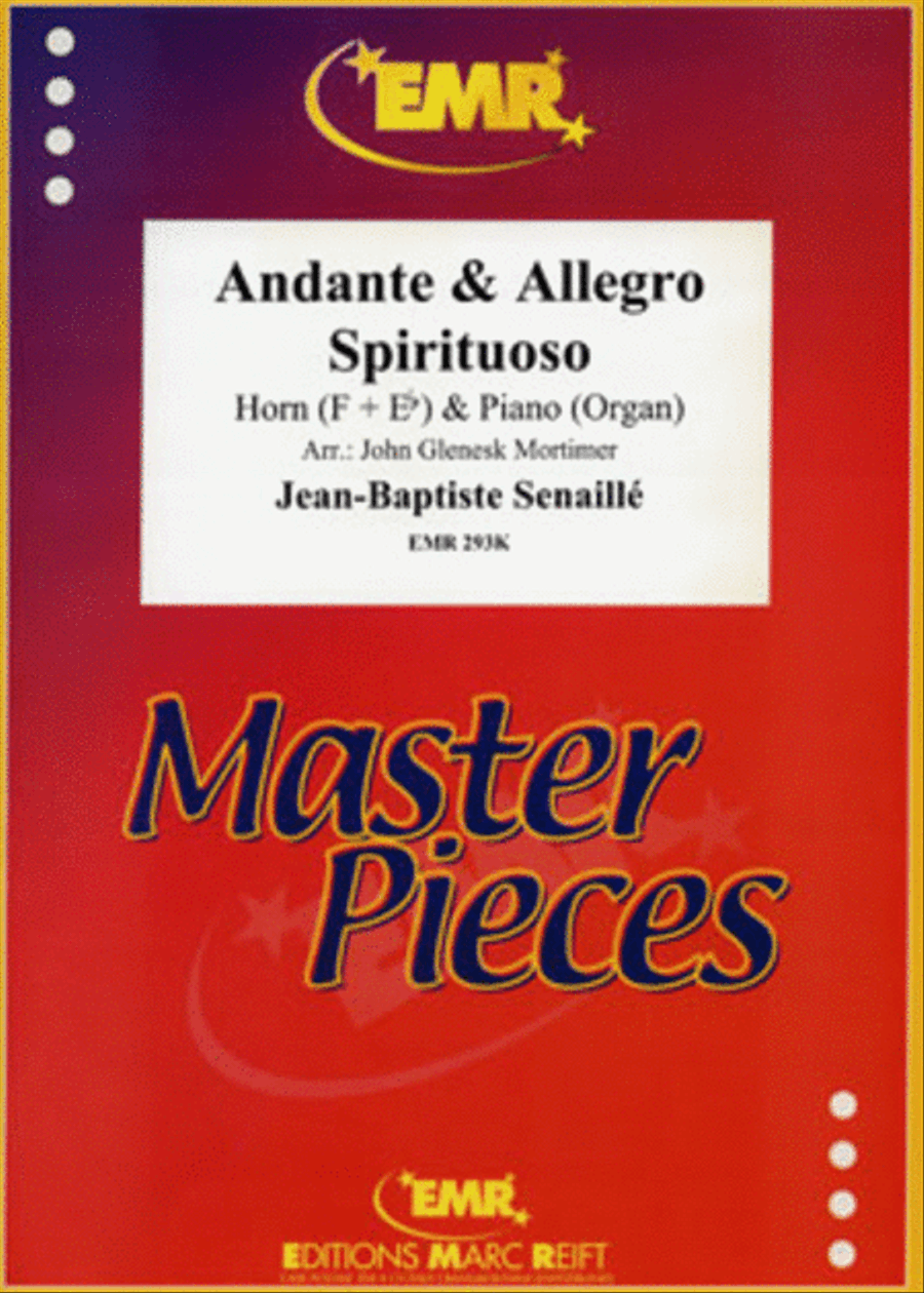 Andante & Allegro Spirituoso Horn scores gallery preview page 1