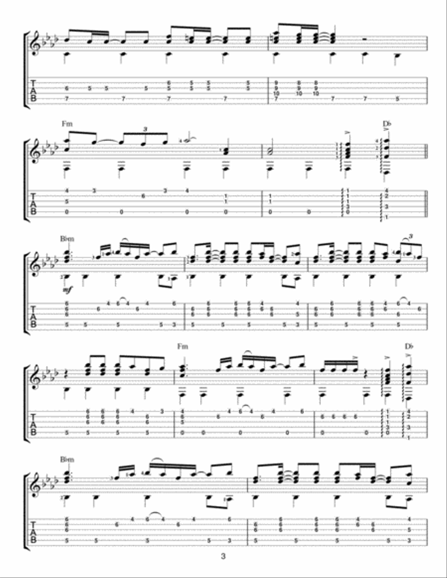Voulez Vous Acoustic Guitar scores gallery preview page 3