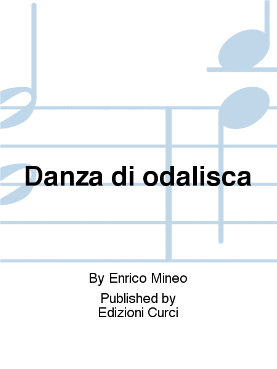 Danza di odalisca Piano Solo scores gallery preview page 1