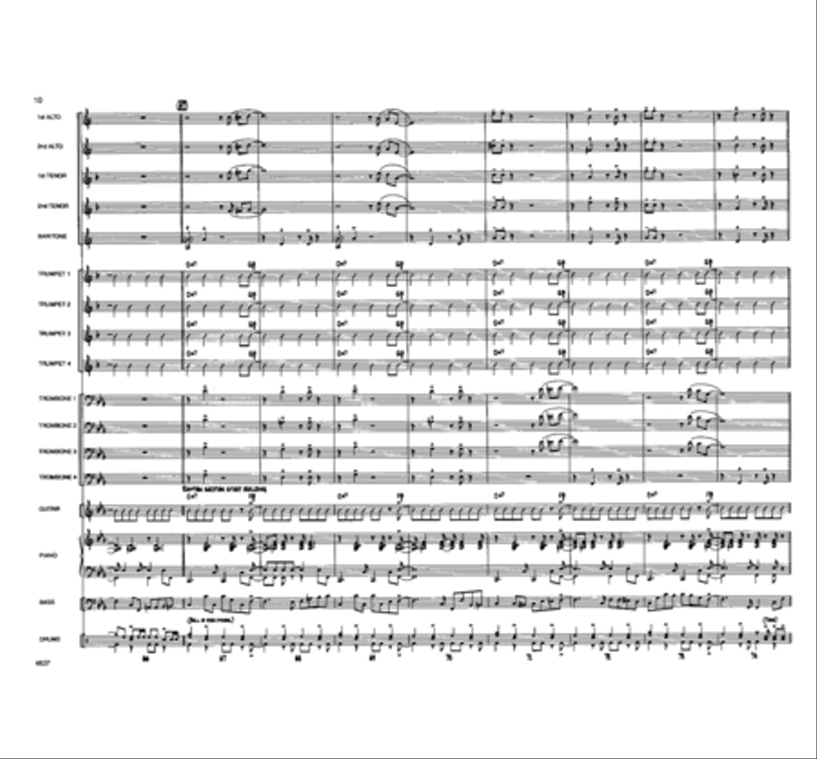Night Rider Night Rider Jazz Ensemble scores gallery preview page 9