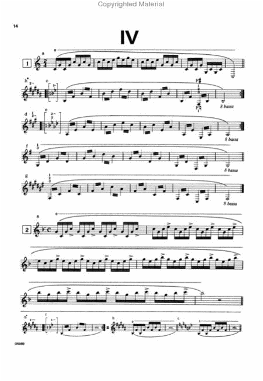 Tongue Level Exercises B-Flat Trumpet scores gallery preview page 3