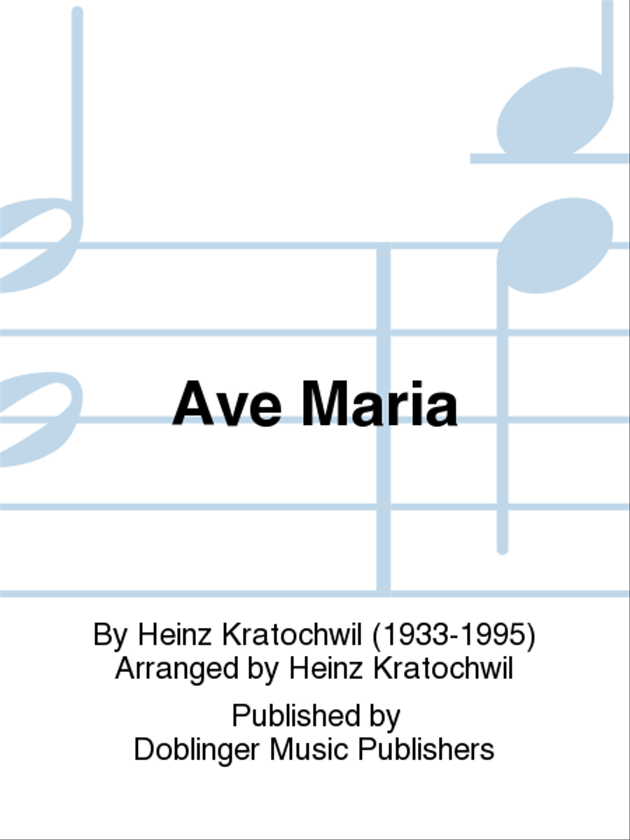 Ave Maria Ave Maria SSA scores gallery preview page 1
