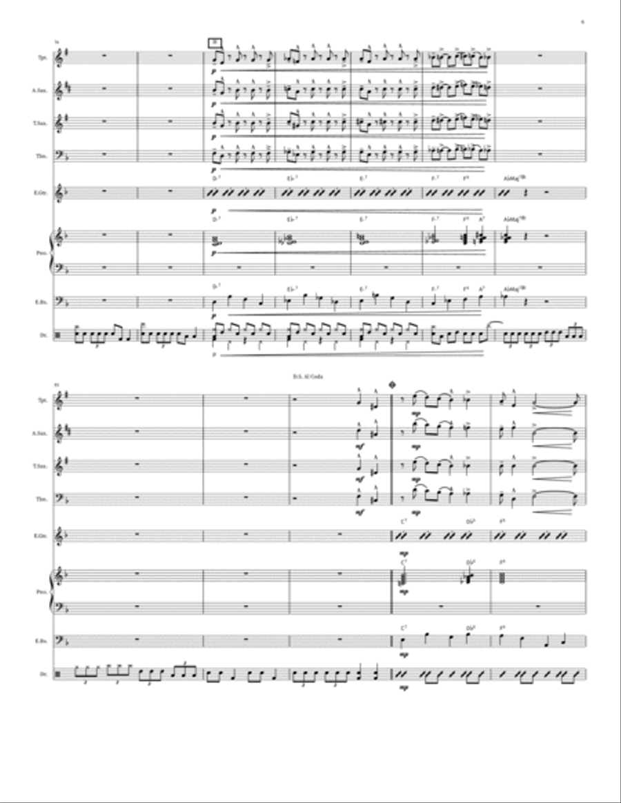 The Choices We Make The Choices We Make Jazz Ensemble scores gallery preview page 6