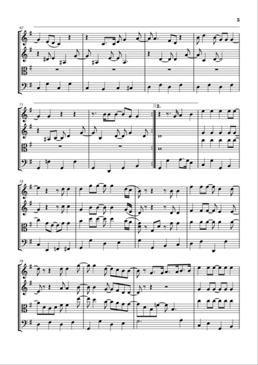 2nd Opinions 2nd Opinions String Quartet scores gallery preview page 6