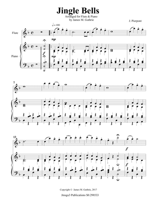 Jingle Bells for Flute & Piano