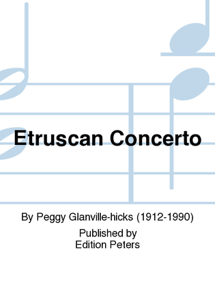 Book cover for Etruscan Concerto (Full Score)
