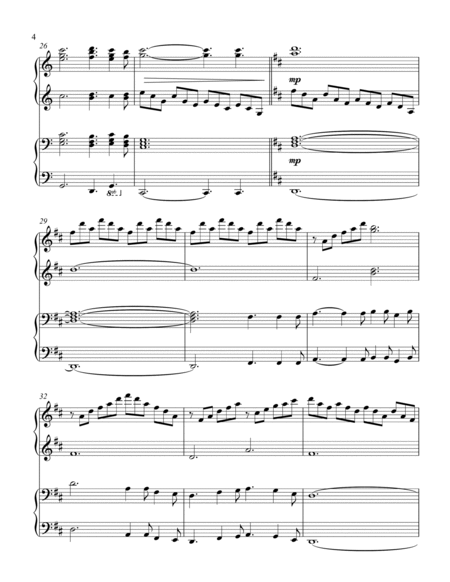 O Holy Night (intermediate,1 piano/4 hand duet) image number null