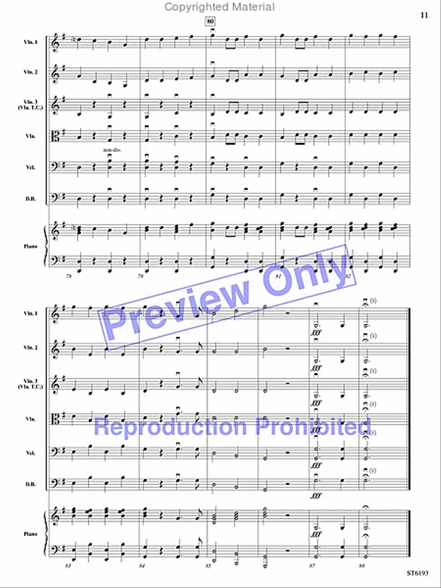 1812 Overture String Orchestra scores gallery preview page 10