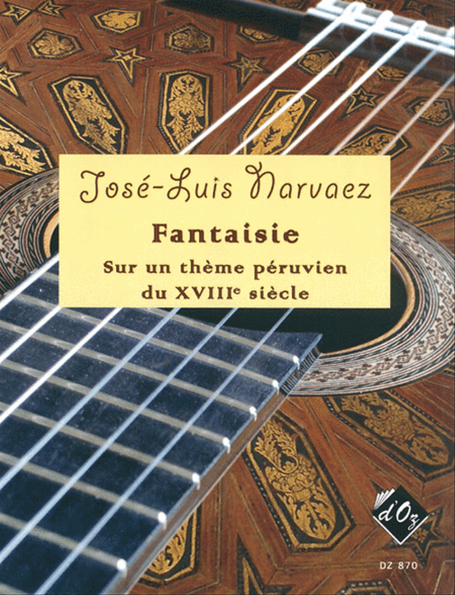 Fantaisie sur un thème péruvien du XVIIIe siècle Classical Guitar scores gallery preview page 1