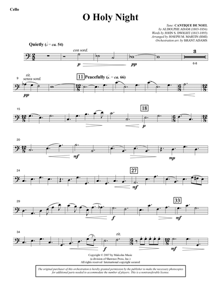 O Holy Night (from Carols For Choir And Congregation) - Cello
