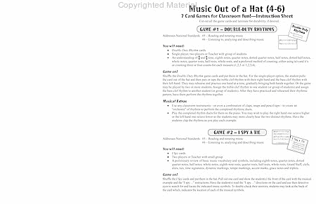 Music Out of a Hat: Grades 4-6