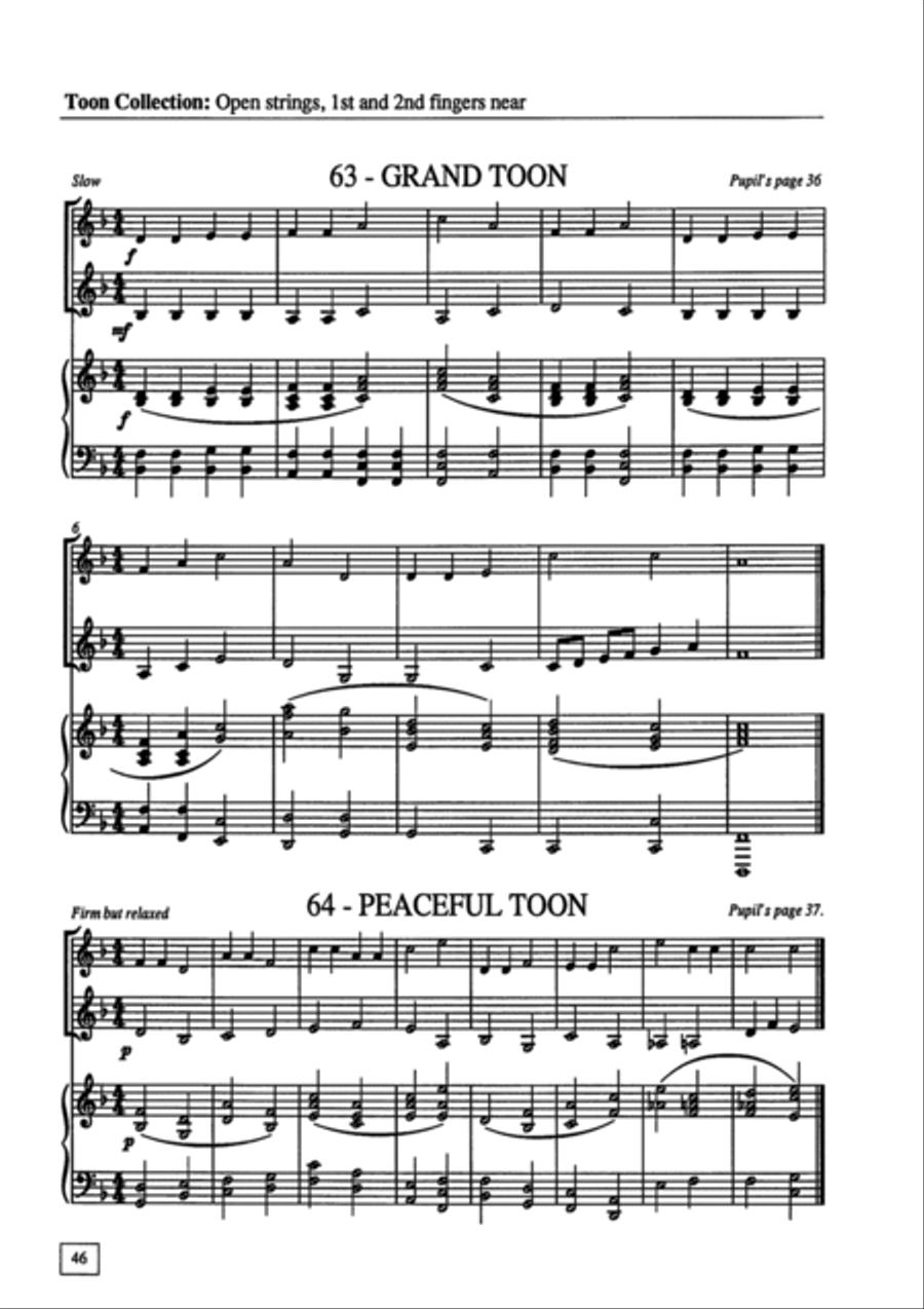 Toon and Weather Collections: Collections for Violin Volume 6 - ACCOMPANIMENT Violin scores gallery preview page 6