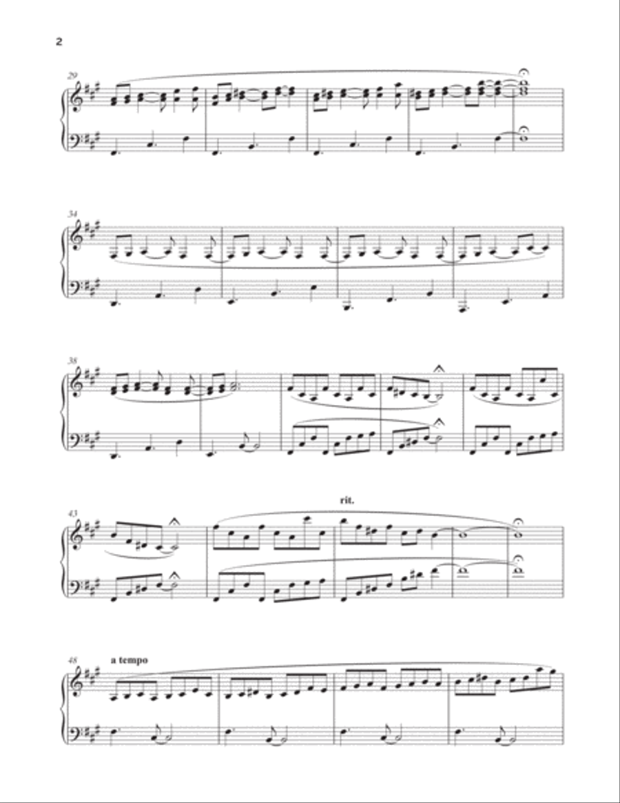 Ascend Piano Solo scores gallery preview page 2