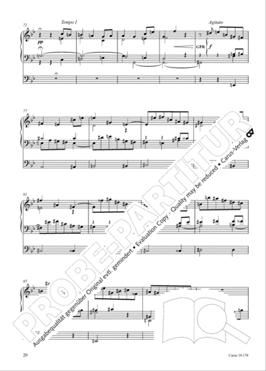 Symphonie No. II pour Orgue Organ scores gallery preview page 35