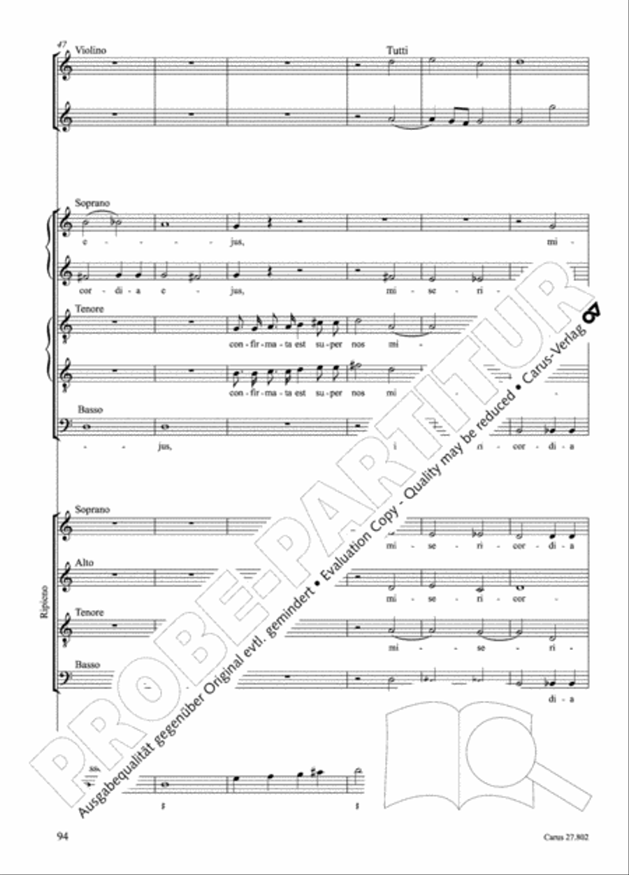 Salmi I (Selva morale e spirituale) Collection / Songbook scores gallery preview page 119