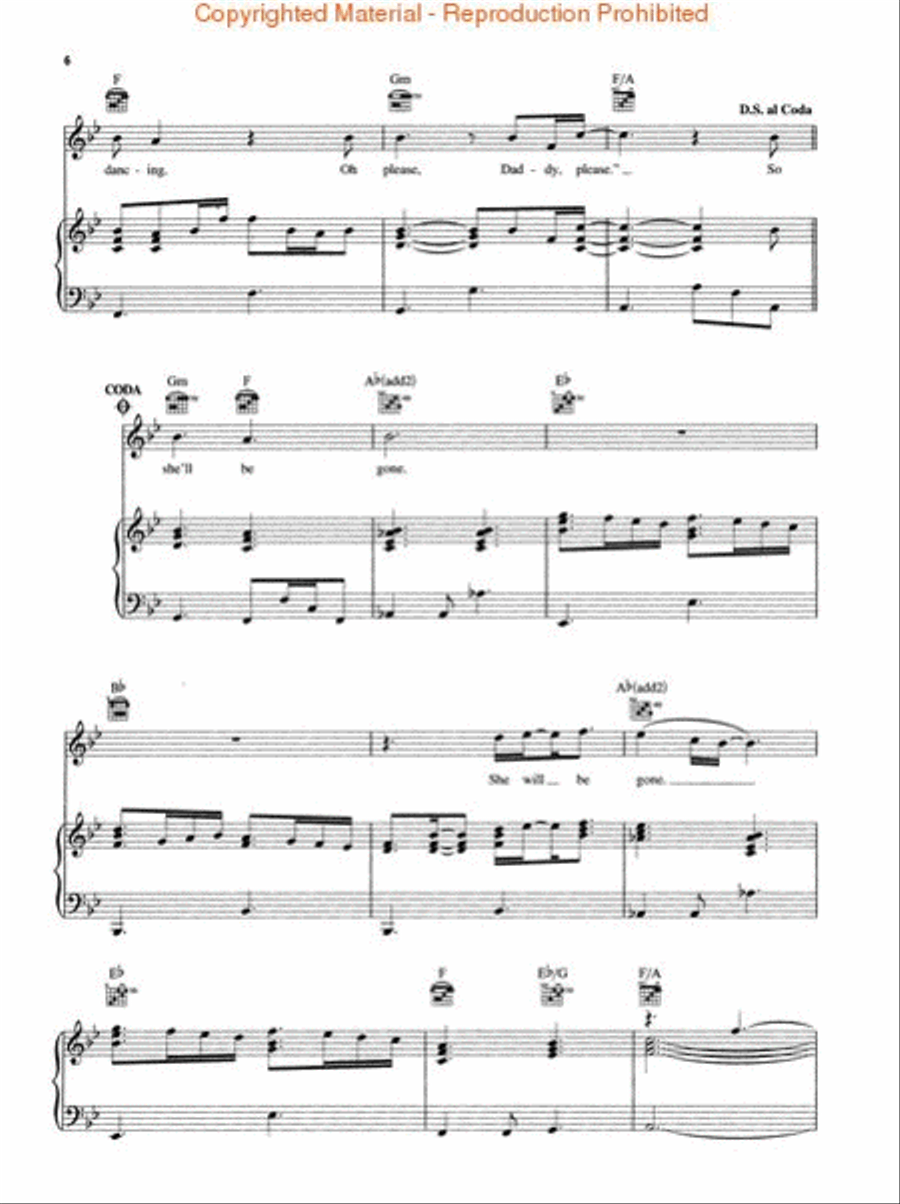 Cinderella Piano, Vocal, Guitar scores gallery preview page 3