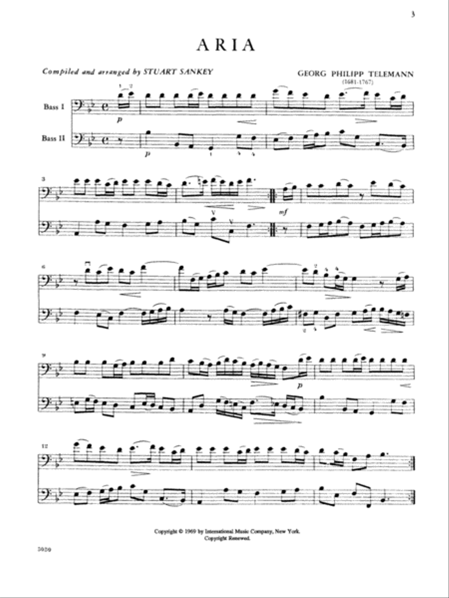 12 Duets 12 Duets Double Bass scores gallery preview page 2