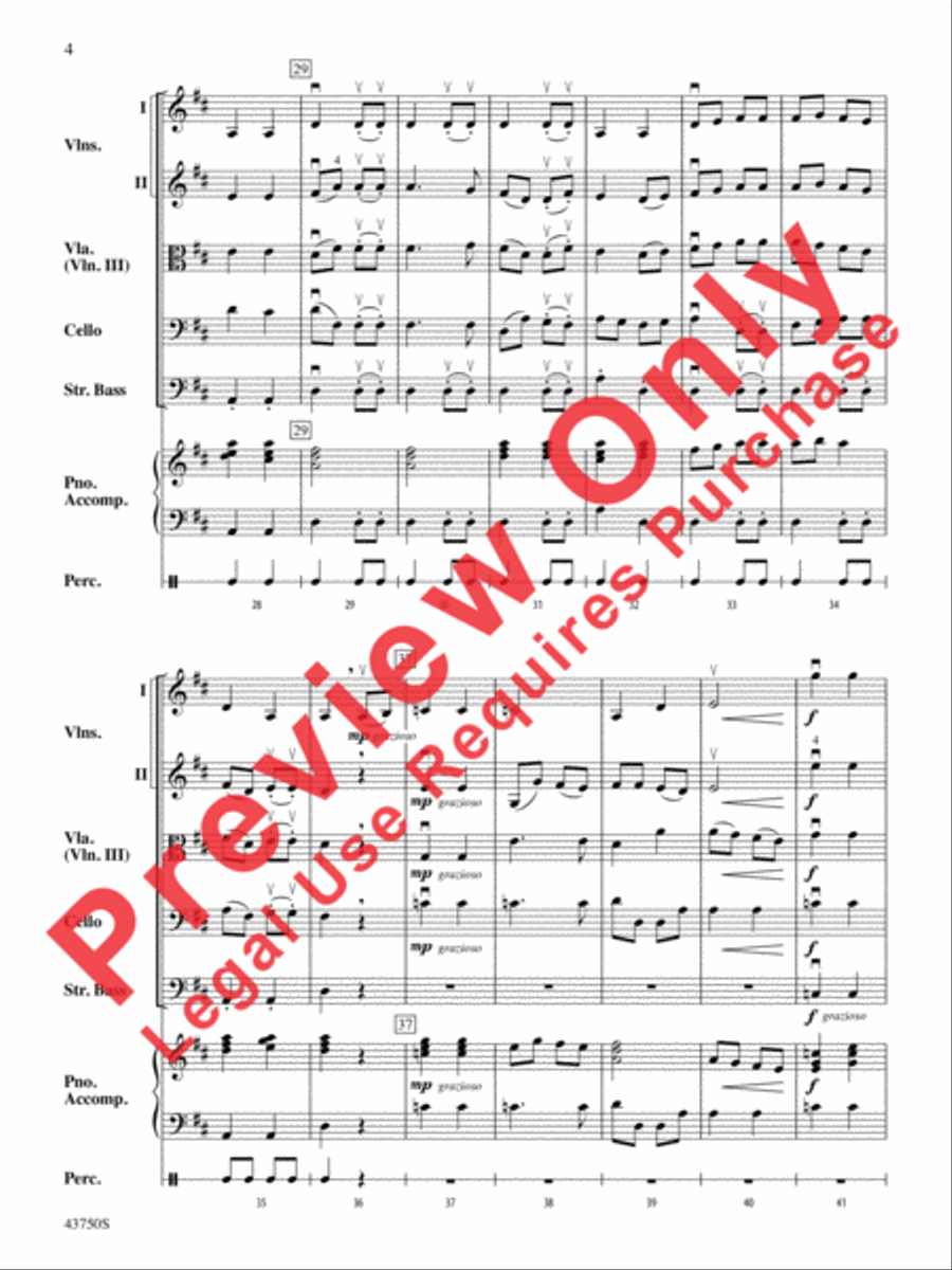 King Henry's Choice String Orchestra scores gallery preview page 5