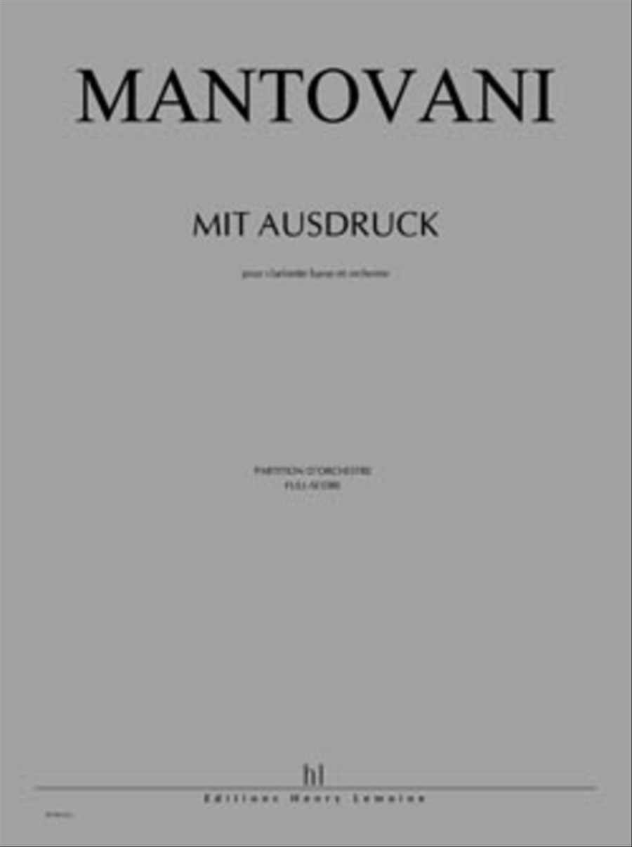 Mit Ausdruck Mit Ausdruck Orchestra scores gallery preview page 1