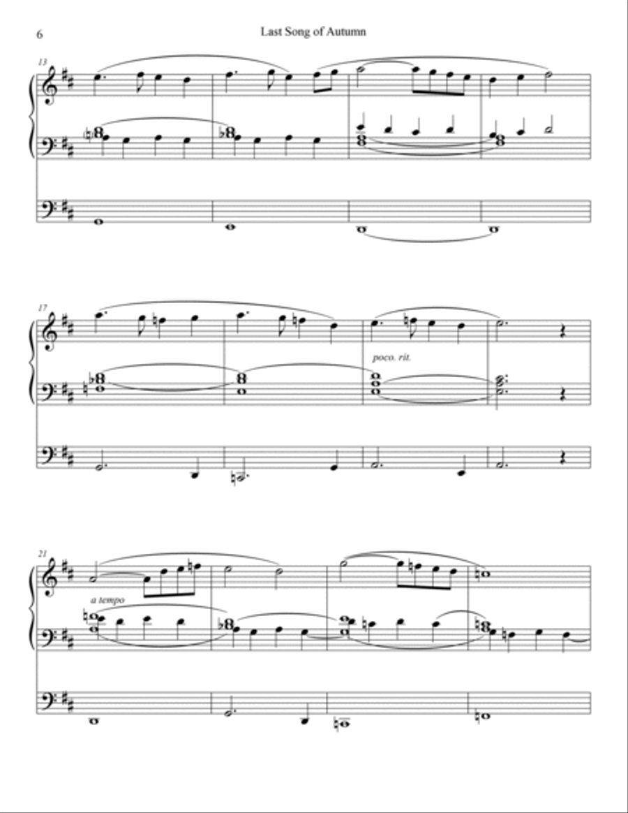 Serenity Organ Book Organ Solo scores gallery preview page 6