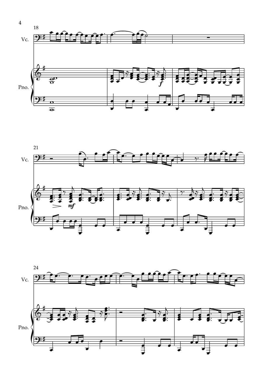 Jessie Piano scores gallery preview page 4