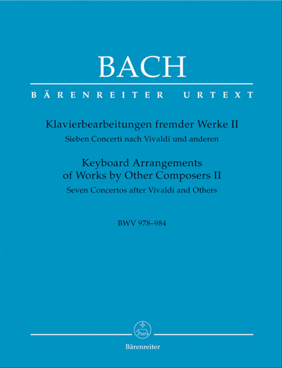 Keyboard Arrangements Of Works By Other Composers, Volume II Harpsichord scores gallery preview page 1