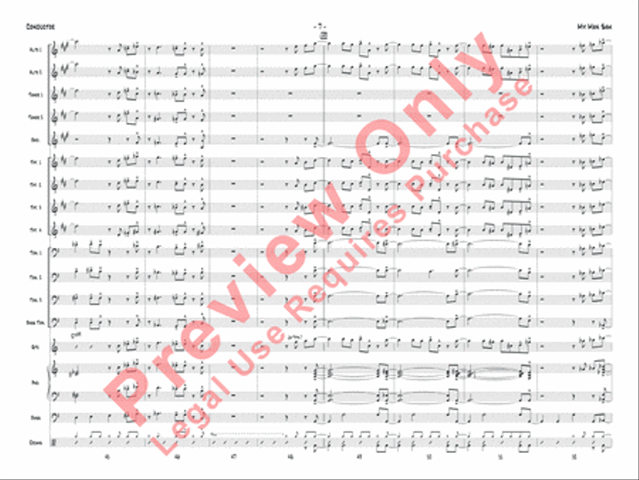 My Man Sam 3-Part scores gallery preview page 10