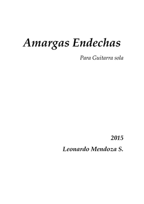 Amargas Endechas II