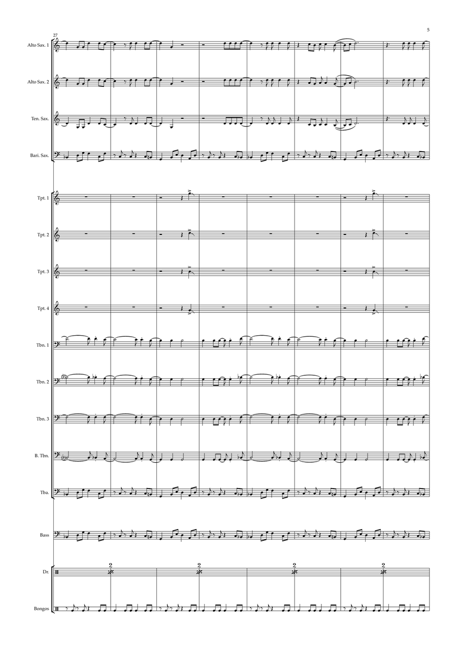 I'm Just Ken I'm Just Ken Jazz Ensemble scores gallery preview page 5