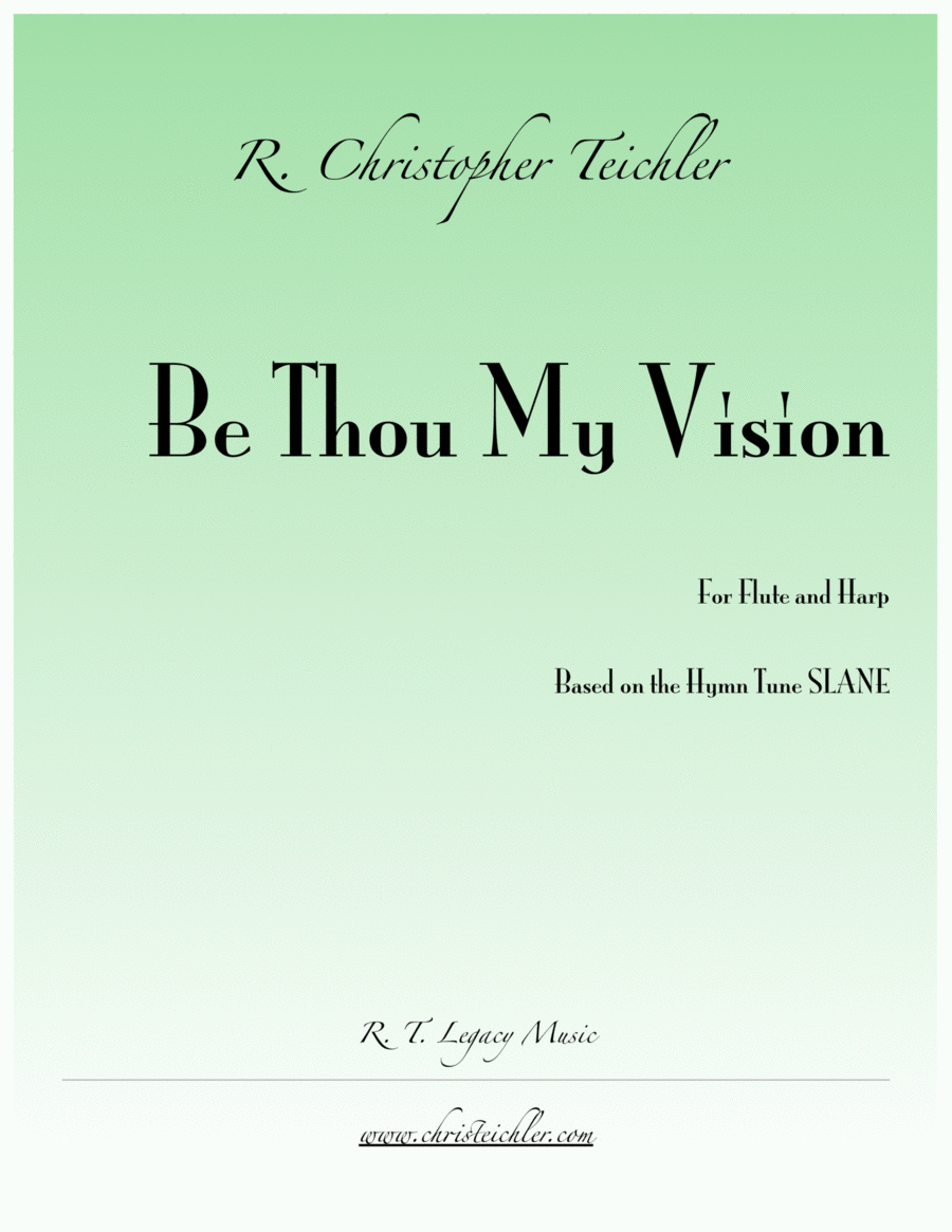 Be Thou My Vision Be Thou My Vision Flute scores gallery preview page 1