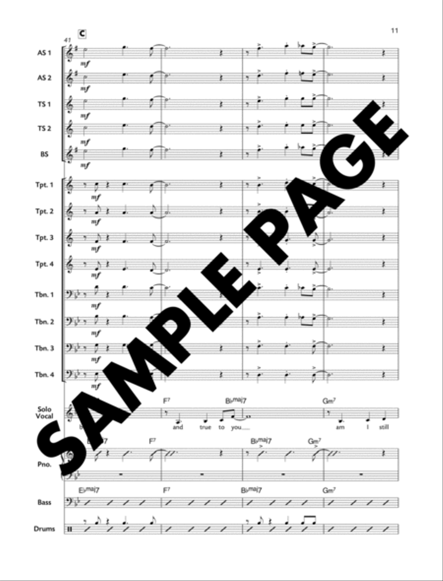 Cupid's Arrow Cupid's Arrow Jazz Ensemble scores gallery preview page 11
