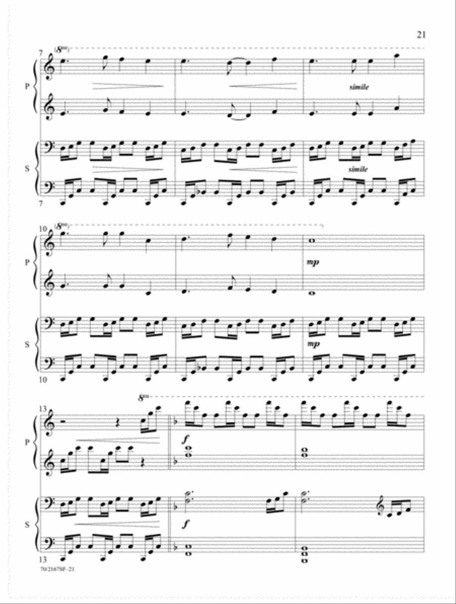 Savior, Lead Us Savior, Lead Us Piano Duet scores gallery preview page 9