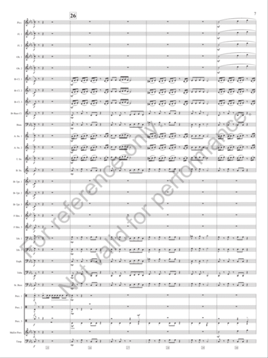 Slavonic Chorale And Dance Concert Band scores gallery preview page 8