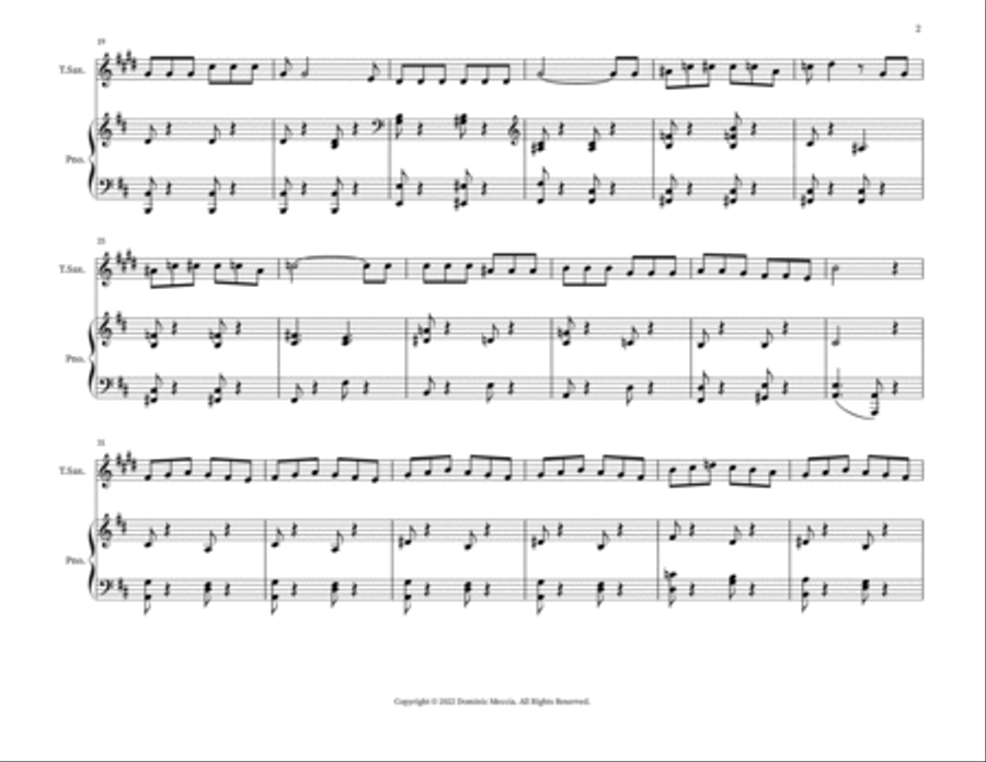 My Name Is John Wellington Wells Woodwind Duet scores gallery preview page 2