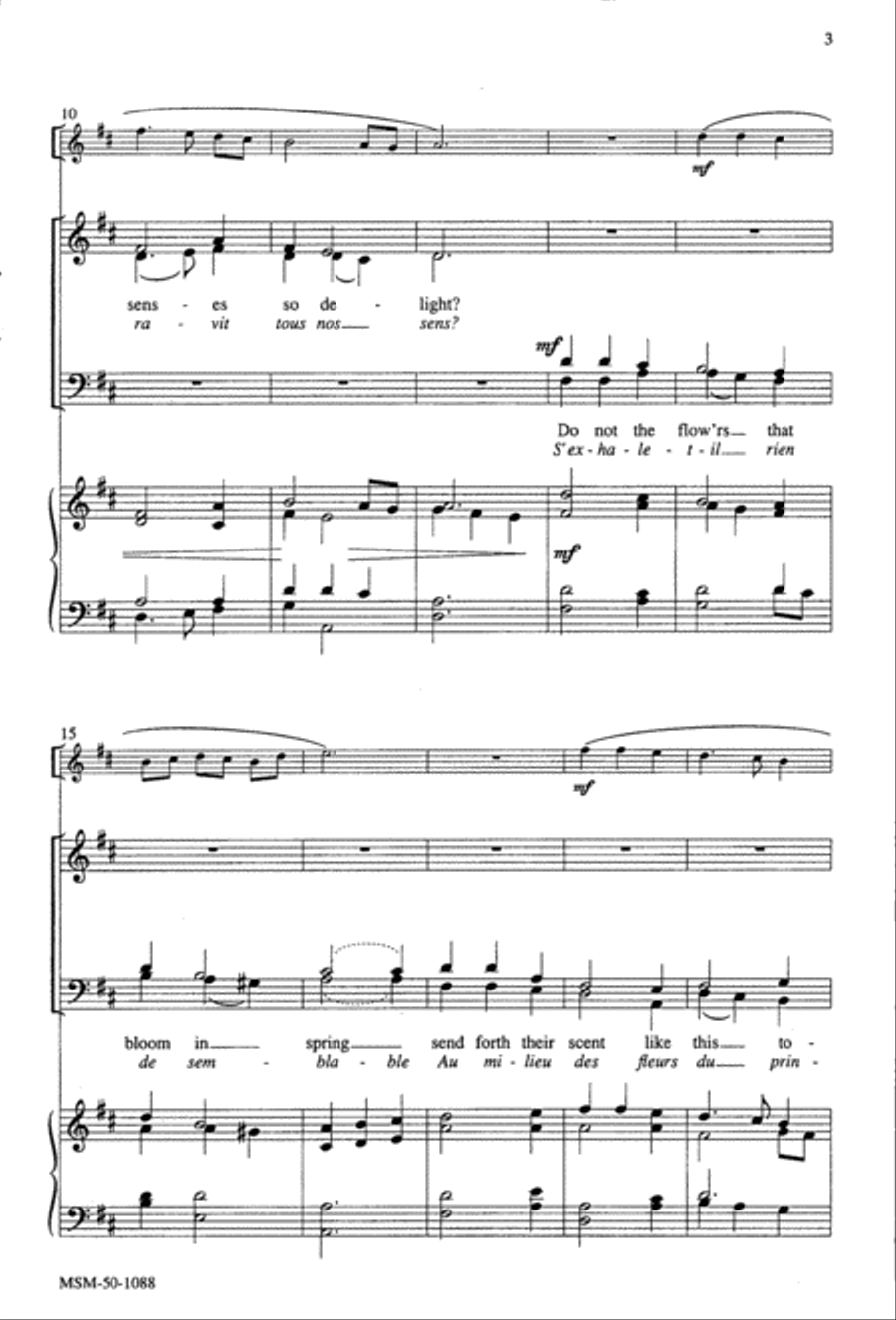 What Is This Lovely Fragrance? 4-Part scores gallery preview page 3