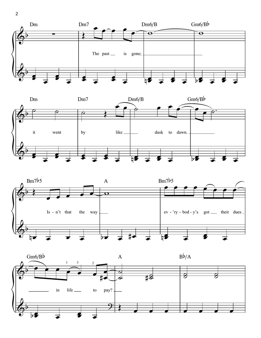 Dream On Easy Piano scores gallery preview page 2