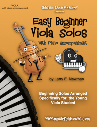 Easy Beginner Viola Solos with Piano Accompaniment