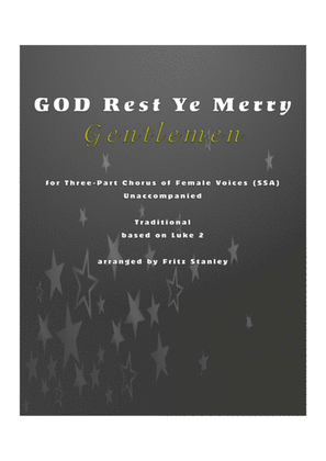 Book cover for GOD Rest Ye Merry Gentlemen - SSA A Cappella