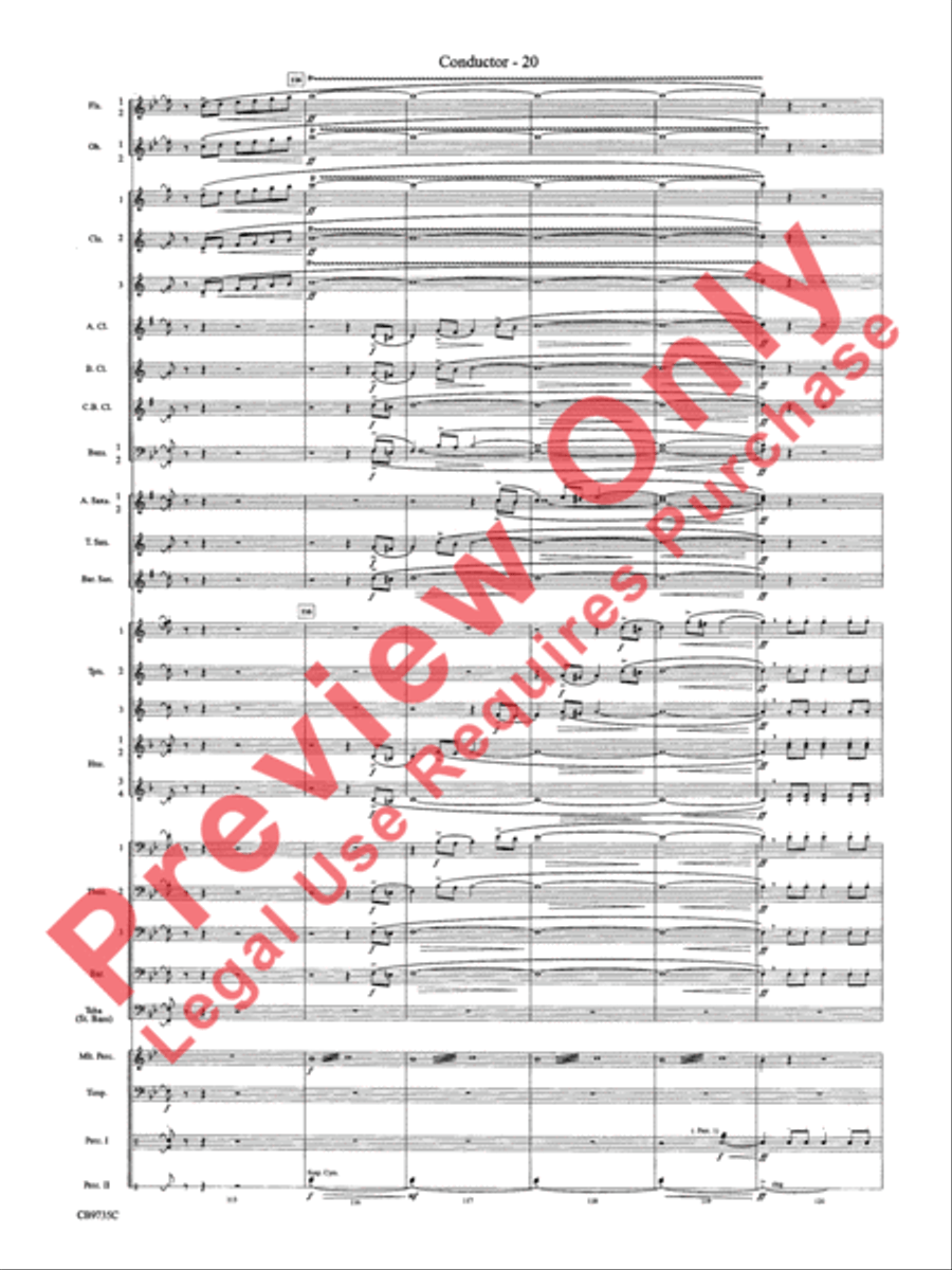 Strike Up the Band Concert Band scores gallery preview page 23