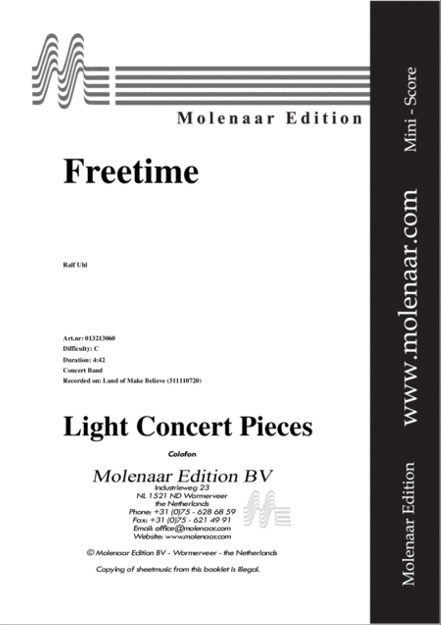 Freetime Concert Band scores gallery preview page 2