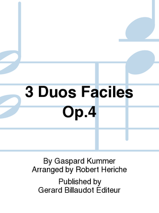 3 Duos Faciles Op. 4