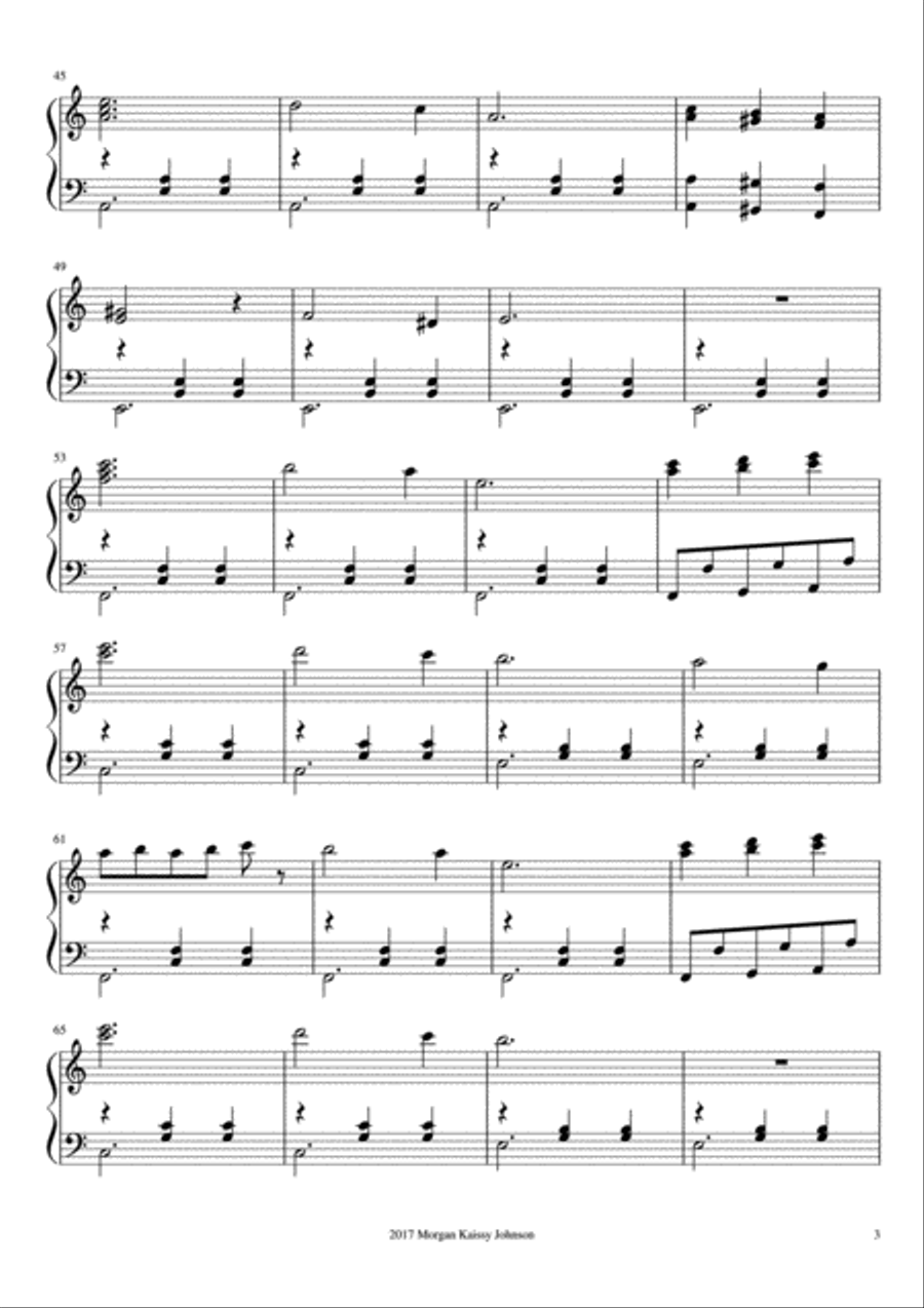 The Carnival of Curiosities, Part V: Freak Show Piano Solo scores gallery preview page 3