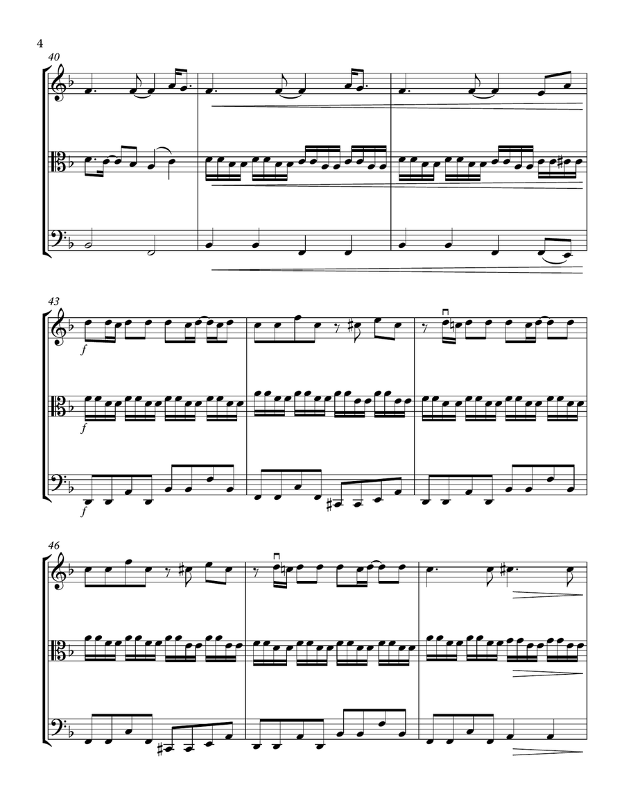If I Could Fly String Trio scores gallery preview page 4