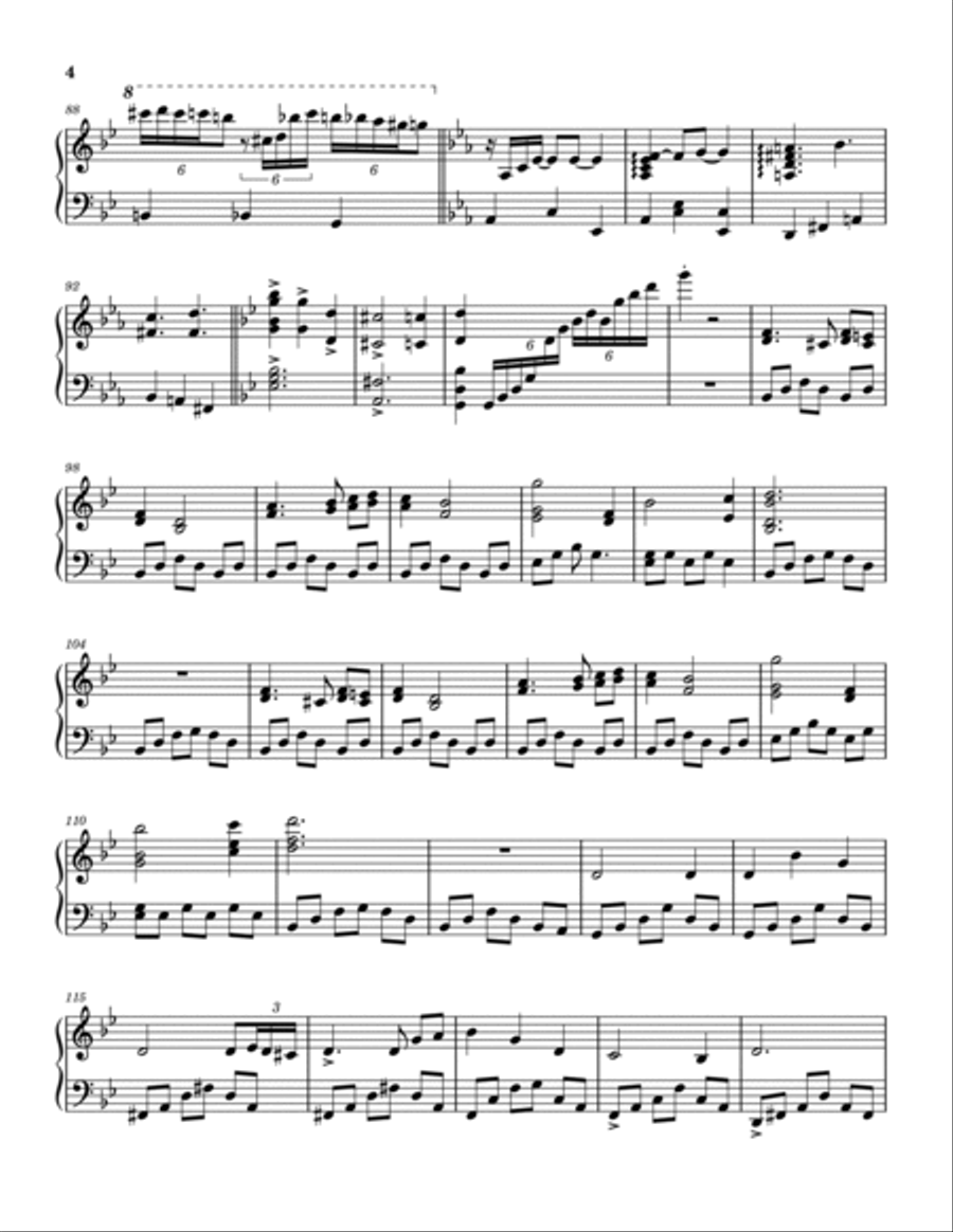 Life Is But A Dream Piano Solo scores gallery preview page 4