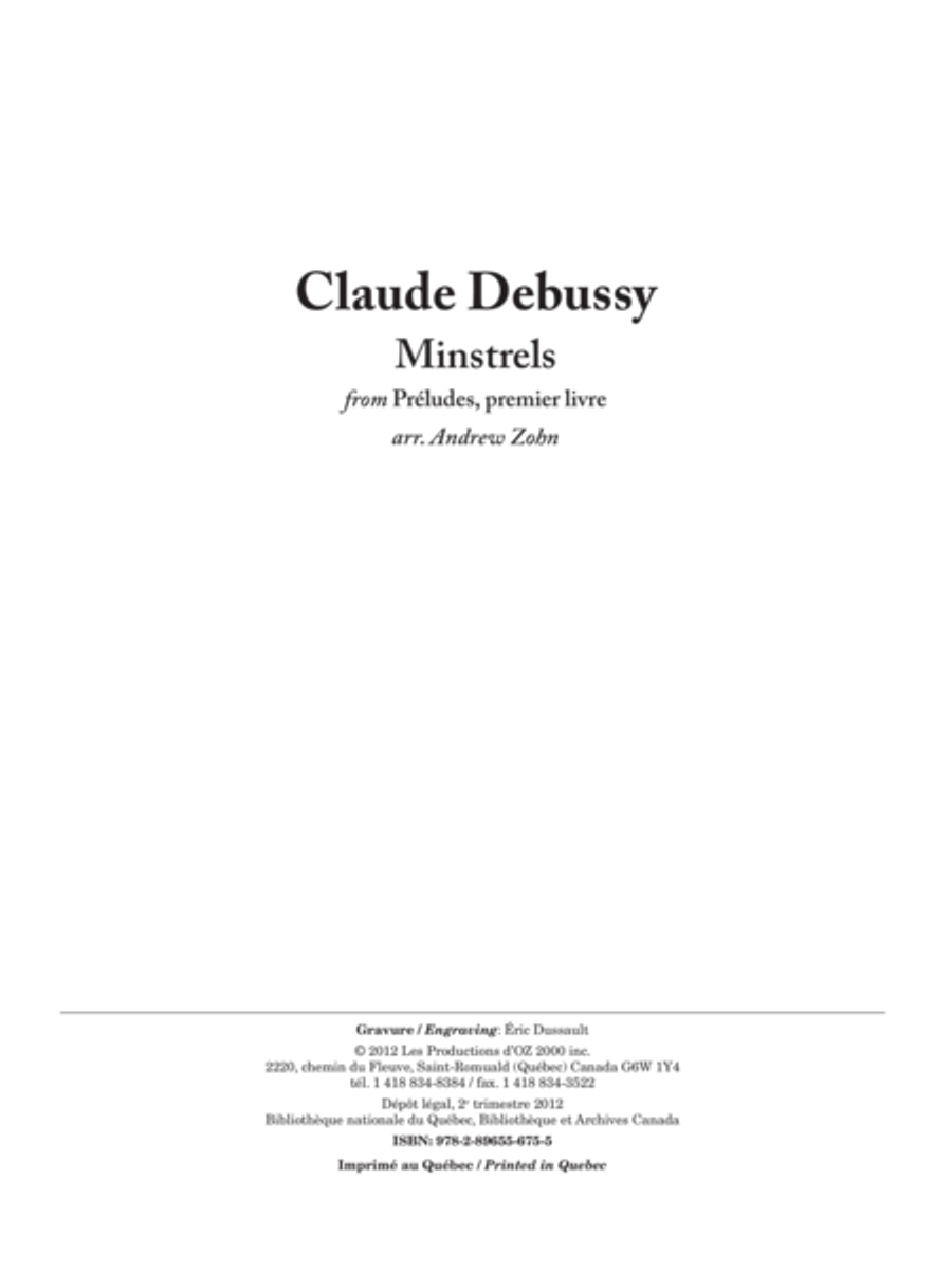 Minstrels Classical Guitar scores gallery preview page 1