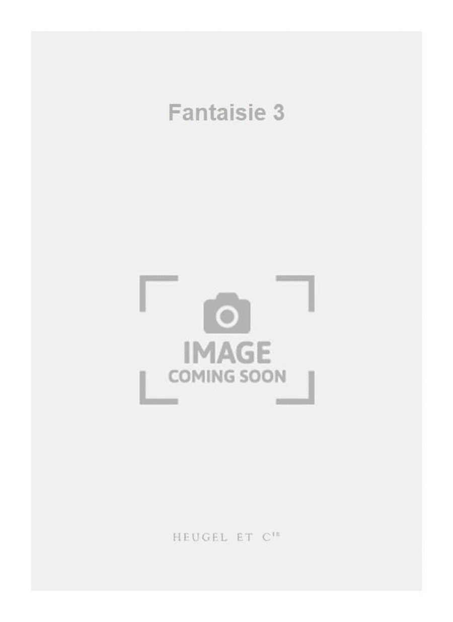 Fantaisie 3 Clarinet Solo scores gallery preview page 1