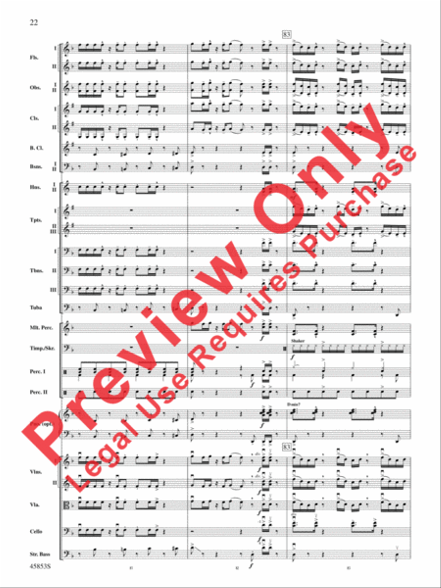 The Best of Bruno Mars Full Orchestra scores gallery preview page 22