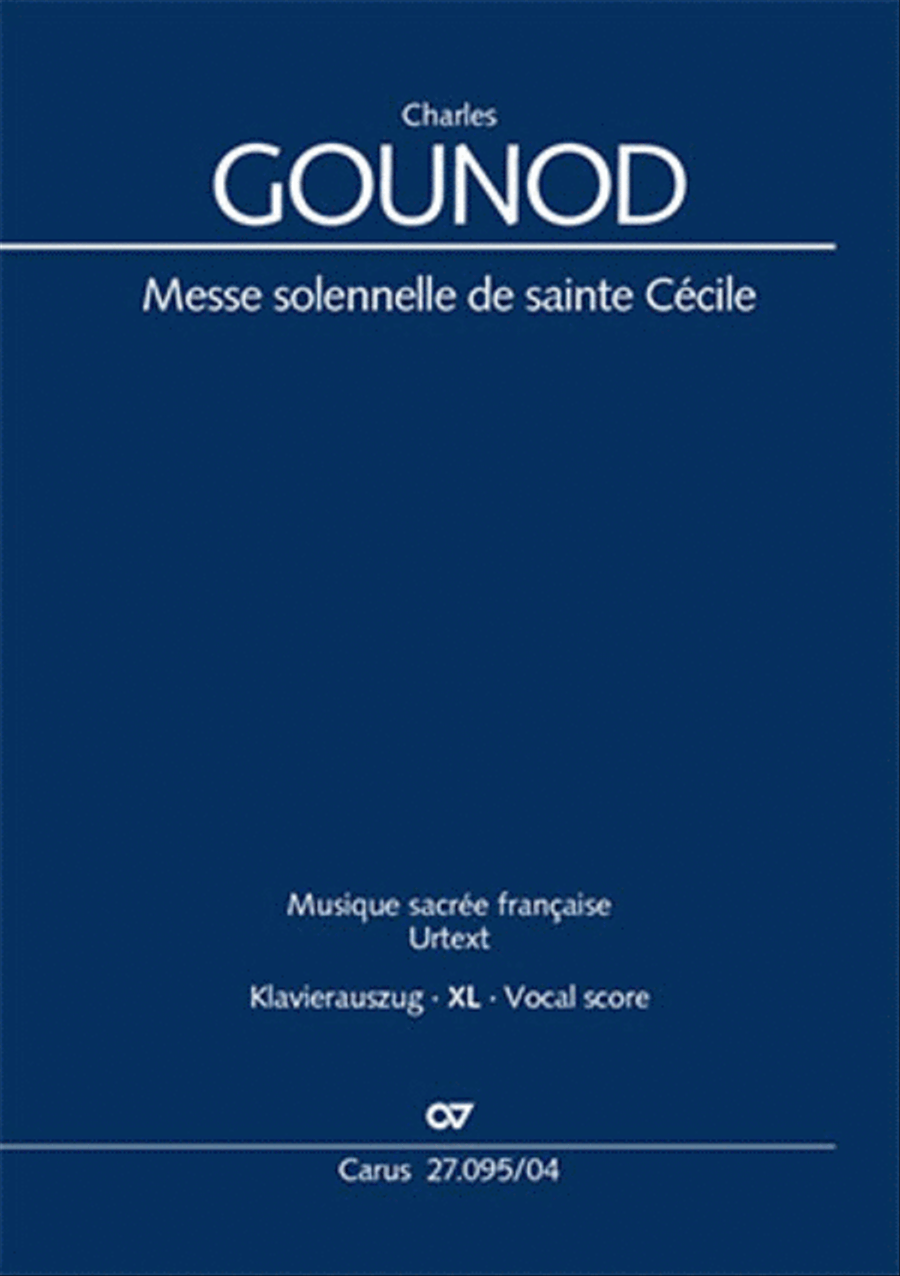Messe solennelle de sainte Cecile STB scores gallery preview page 1